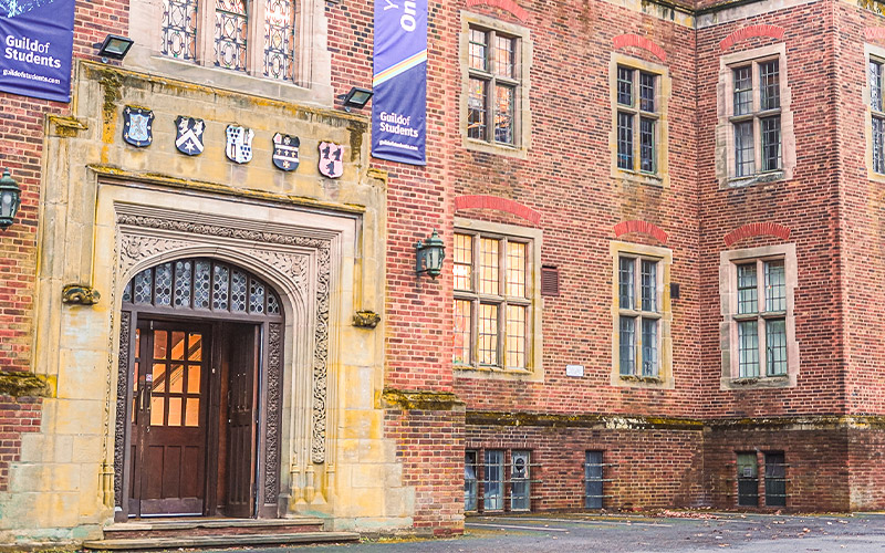 A photo of an empty Debating Hall