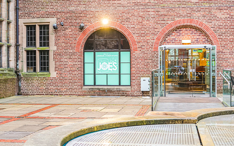 A photo of an empty Mermaid Square