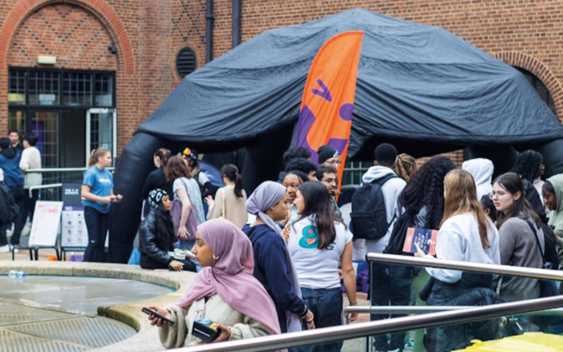 An activation in Mermaid Square