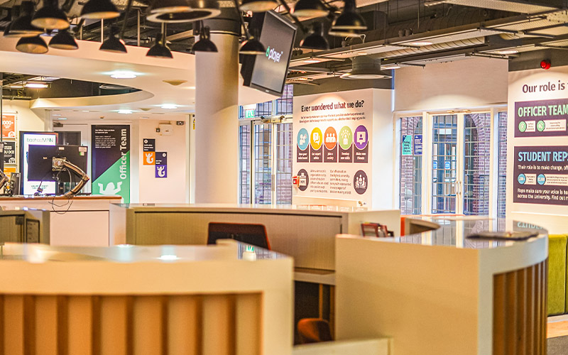 A photo of the Reception Area Space