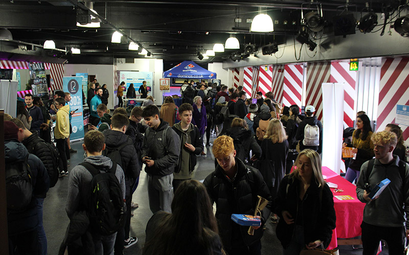 An activation in the Underground with students