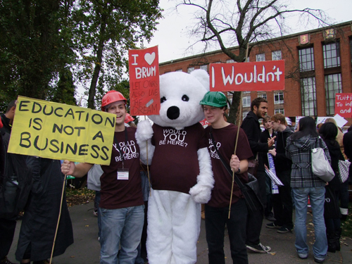 Image - 2010 - Browne Review protest