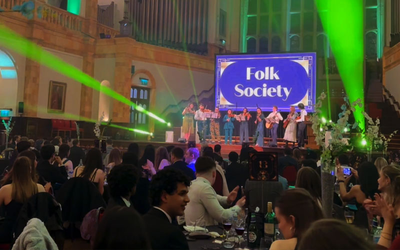 a photo of students at Guild Awards