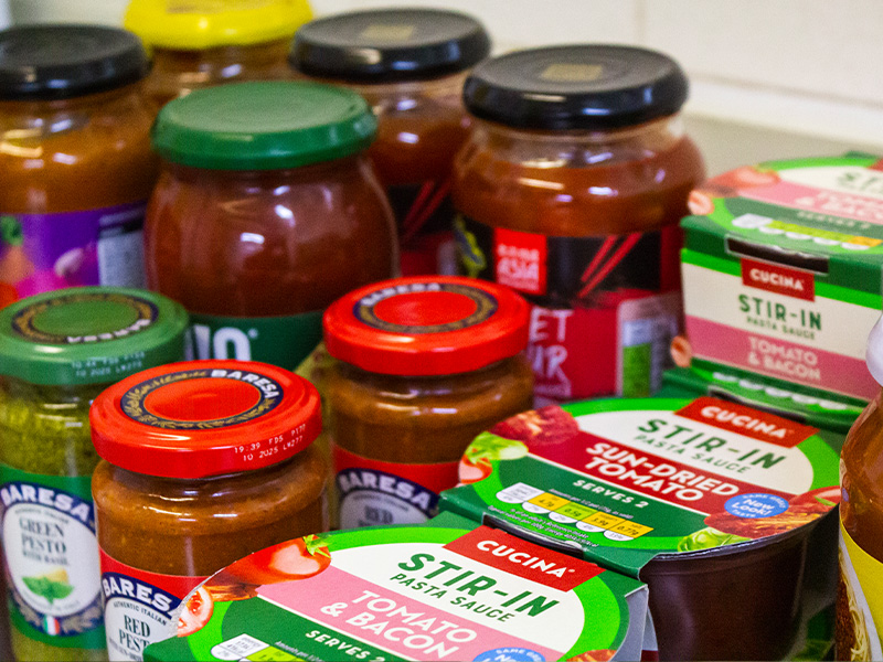 an image of food at the pantry