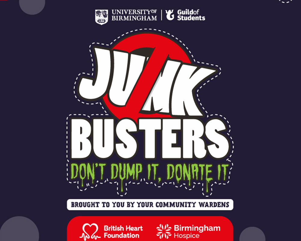 a photo of the junkbusters logo