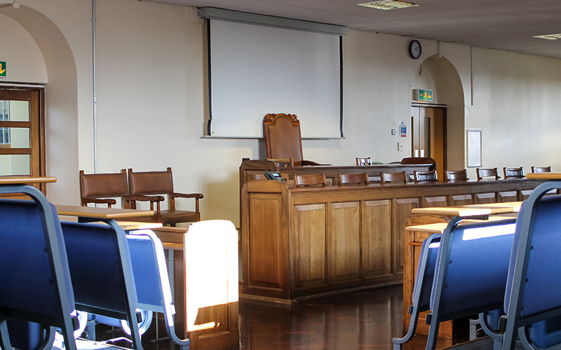 A picture from Council Chambers
